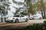 Porsche Cayman GT4 on Vossen Wheels (CG-203) 2016 года